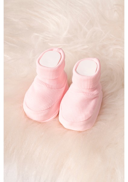 Fitilli Esnek Kız Bebek Patiği 4lü Set modelleri