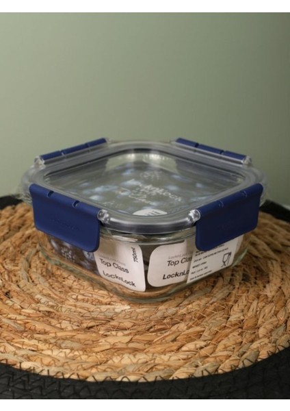 Hava Geçirmez Cam Saklama Kabı 750 Ml, 400°C Isıya Dayanıklı, Renkli