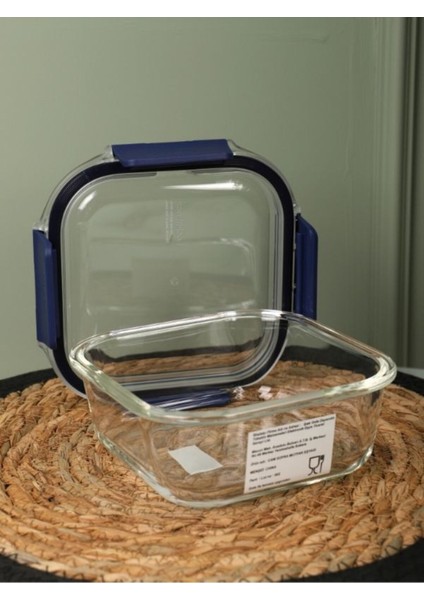 Hava Geçirmez Cam Saklama Kabı 750 Ml, 400°C Isıya Dayanıklı, Renkli fiyatları