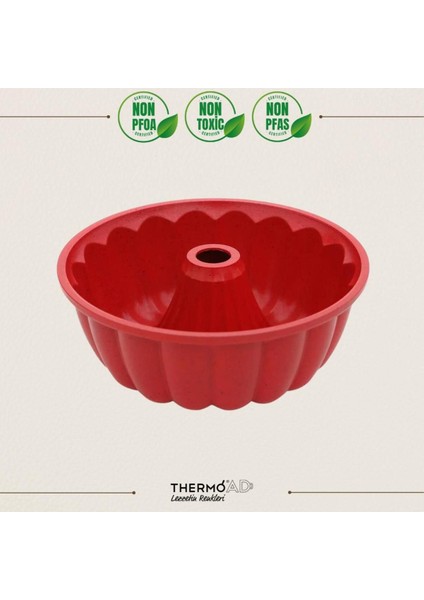 Dişli Elma Şekeri Kek Kalıbı, 26 Cm, Renkli ve Şık Tasarım