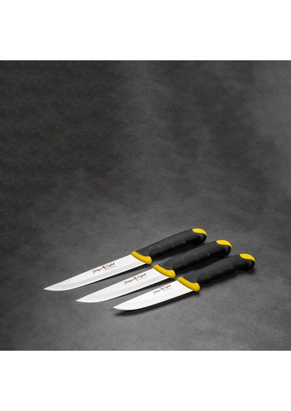 3'lü Bıçak Seti, Keskin ve Dayanıklı, Mutfakta Pratiklik Sağlar