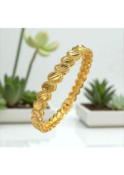 Kadın 22 Ayar Altın Kaplama Kelepçe