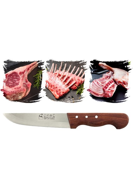 Perçinli Gül Saplı Kasap Bıçağı No.2, Dayanıklı ve Kullanışlı Mutfak Gereci modelleri