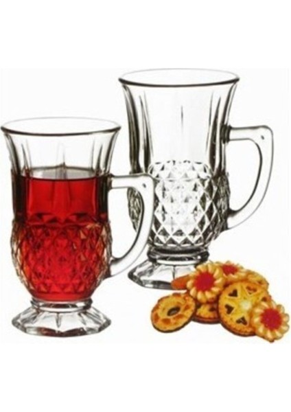 Turuncu 6'lı Çay Fincanı Seti, Şık ve Kullanışlı Tasarım ile Ideal. fiyatları