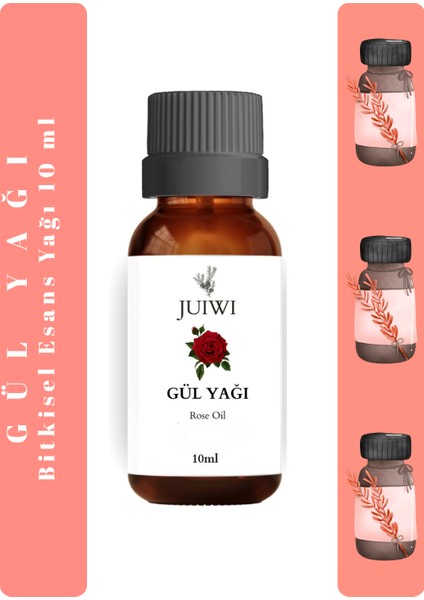 Bitkisel Uçucu Koku Yağı Difüzör Esansı Buhurdanlık Yağı Gül Uçucu Yağı 10 ml