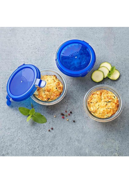 Renkli Kapaklı Yuvarlak Saklama Kabı 0,2l, Şık ve Kullanışlı Saklama Çözümü fiyatları