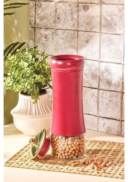 Kırmızı Vakumlu Cam Saklama Kabı Xl, Şık ve Pratik Saklama Çözümü fiyatları