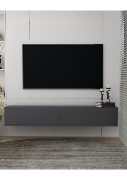 TDA1201A-ARİS Duvara Montaj Tv Stand 120CM Antrasit