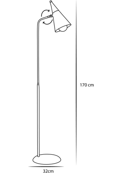 Şık Sarı-Siyah Metal Gövde Lüks Yerden Aydınlatmalı Lambader fırsatları