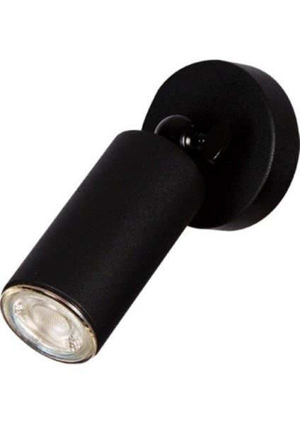 Hareketli LED Spot Aplik Siyah, Gün Işığı, Dahili Apmul ile Şık ve Fonksiyonel Aydınlatma