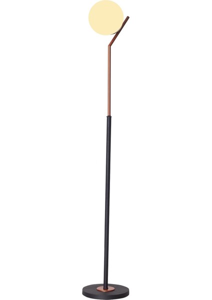 Şık Metal Gövdeli, Beyaz Camlı Lüx Yerden Aydınlatma Lambası fırsatları