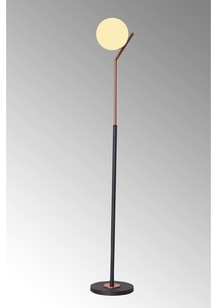 Şık Metal Gövdeli, Beyaz Camlı Lüx Yerden Aydınlatma Lambası indirimleri