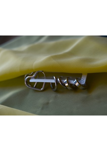 Saaden Altılı Çelik Küpe fiyatları