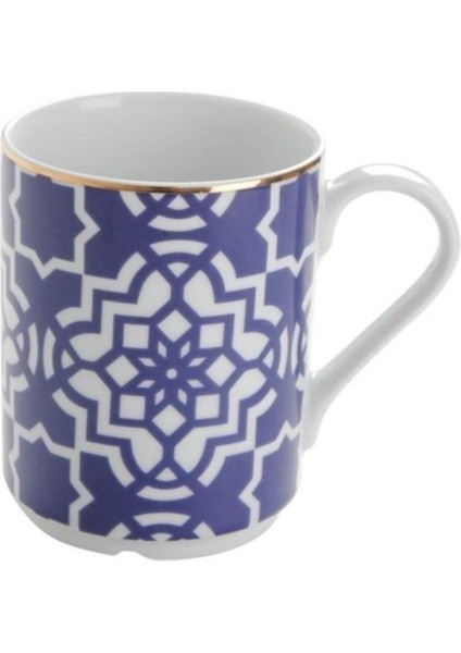 Morocco Desenli Mor Kupa 345 Cc, Şık ve Modern Tasarım
