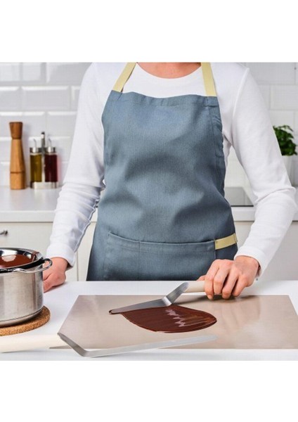 Gri ve Beyaz Pasta Spatulası, Yüksek Kalite, Dayanıklı ve Pratik Mutfak Gereci fırsatları