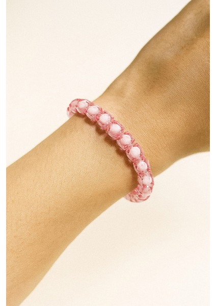 Kristal Kesim Boncuk Bileklik