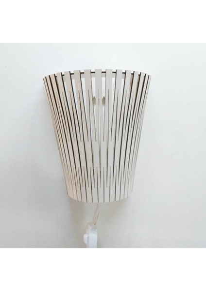 Ahşap Dekor Gece Aydınlatması Duvara Asılan Işık (GK121) Beyaz fiyatları