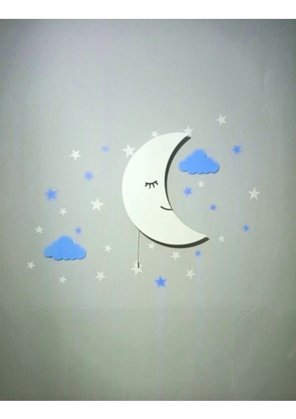 Renkli Çocuk Duvar Gece Lambası ve Sticker Seti, Eğlenceli Odalar Için Ideal Seçim