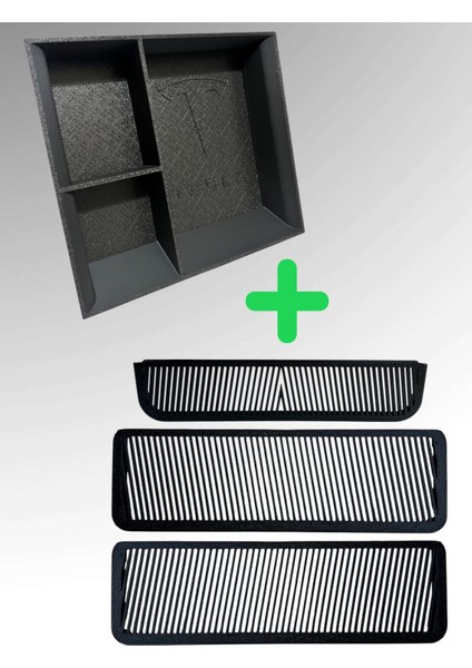 Tesla Model Y Juniper Uyumlu 3’lü Havalandırma Kapağı Seti – Abs/asa Baskı