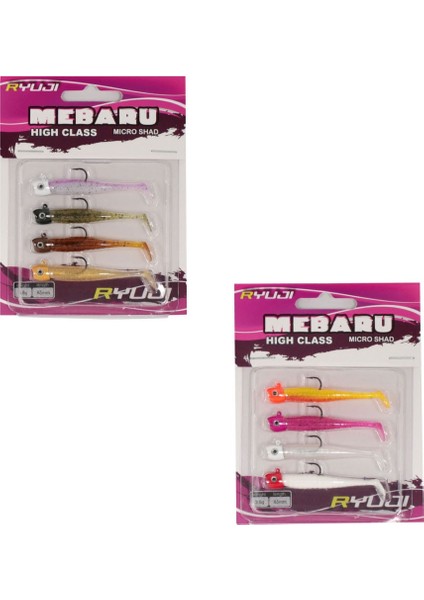Mebaru Micro Shad 6,5cm 3,8gr Silikon Yem