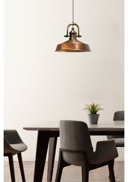 Şık Tekli Eskitme Sarkıt Avize, Restoran ve Salon Aydınlatması modelleri