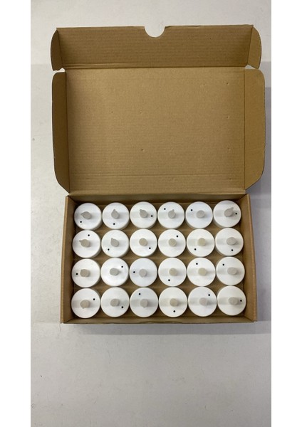 24 Adet Sarı Işıklı LED Mum El Mumu Tealight Piller Dahil Kullanıma Hazır fiyatları