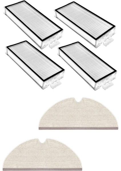 Roborock Q5 Pro / Q5 Pro + (Plus) Robot Süpürge Uyumlu 6'lı Yedek Parça Seti