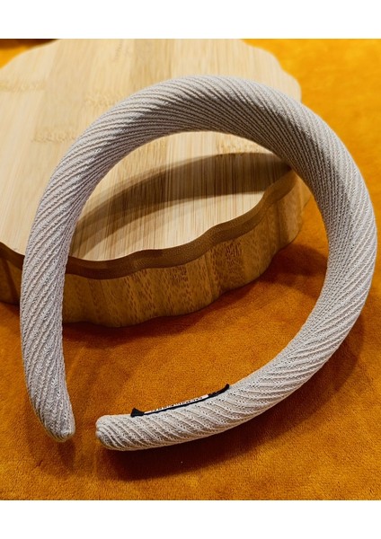 Krem Lüks Gösterişli Düz Taç