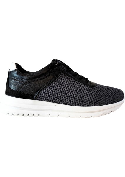 Erkek W Shoes Hakiki Deri El Yapımı Yarım Triko Nefes Alır Sneaker Ayakkabı 25WM0105
