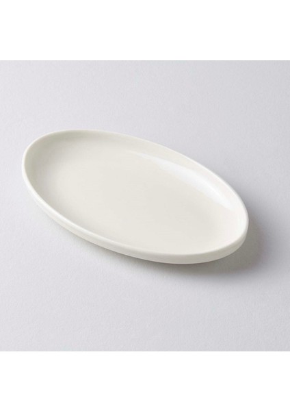 Modern Krem Kahvaltı Kayık Seti, 20 Cm, 2'li, Şık ve Kullanışlı Sunum Tabağı Seti