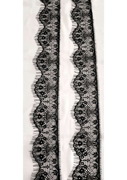 Siyah Kenar Sakallı Dantel 10 cm ( 3 mt ) fırsatları