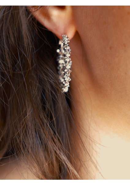 Saaden Özel Tasarım Silver Halka Küpe modelleri