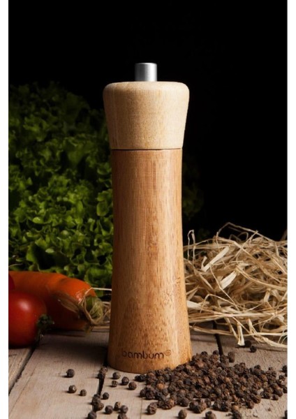 Paprika Ahşap Karabiber Öğütücü – Seramik Mekanizma, Şık ve Dayanıklı Tasarım, Mutfak Dekoruna Uyumlu fiyatları