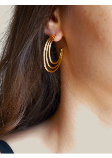 Saaden Üç Yol Halka Küpe fırsatları