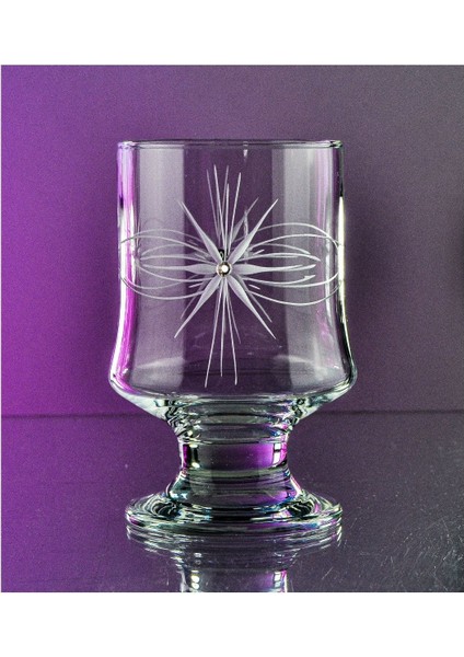 6'lı Turuncu Ayaklı Su Bardağı Magnolia Desenli, Şık ve Dayanıklı Takım modelleri