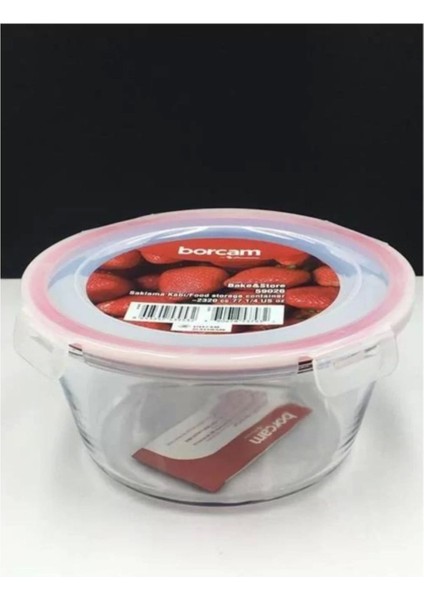 Turuncu Borcam Saklama Kabı 2320 Cc, Dayanıklı ve Şık Mutfak Gereci