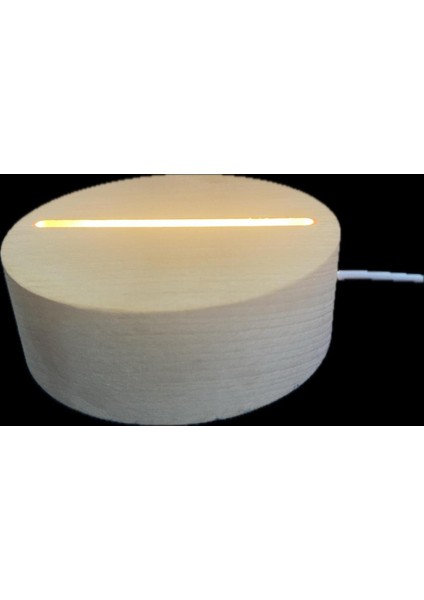 Doğal Ahşap Gece Lambası, LED Işıklı, USB Bağlantılı, Şık ve Sıcak Aydınlatma Sağlar fiyatları
