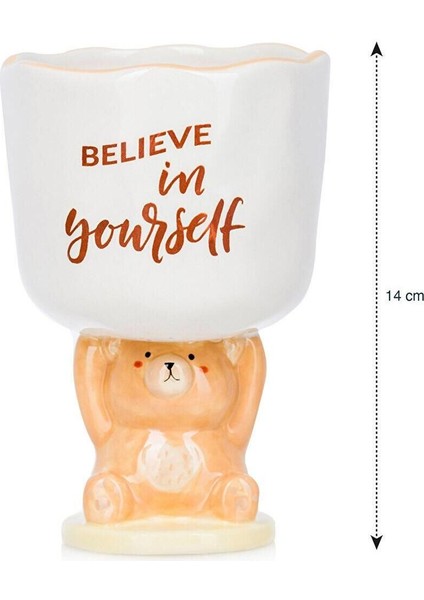 Çocuk Odası Için Renkli, Sevimli Ayıcık Figürlü 14 cm Kase indirimleri