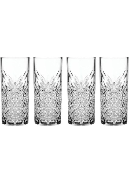 Beyaz 4'lü Limonata Bardağı Seti 180 Cc, Şık ve Kullanışlı Tasarım