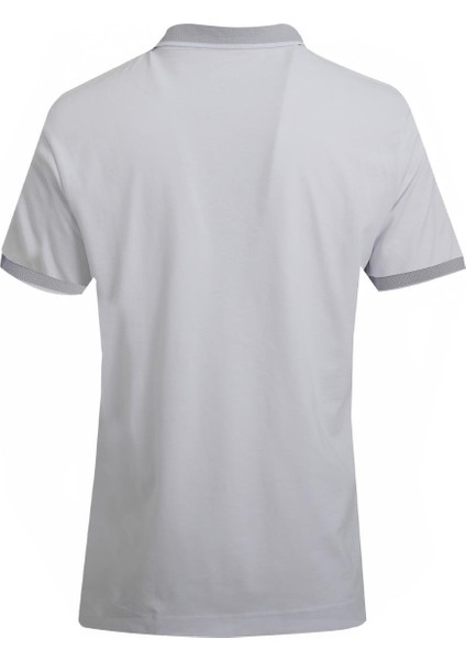 Beyaz Comfort Fit Polo Yaka Pike T-Shirt fiyatları