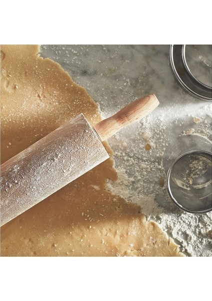 Döner Saplı Kayın Ağacı Merdane, Çelik Mekanizmalı, 43 cm Uzunluk. modelleri