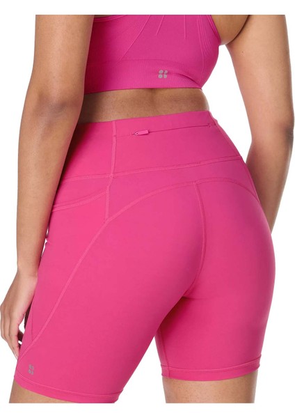 Power 6 Biker Shorts Kadın Gri Koşu Şortu indirimleri