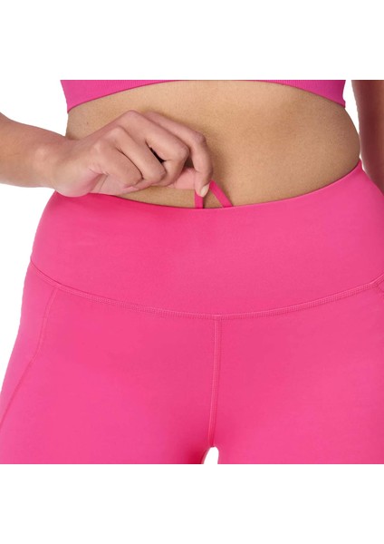 Power 6 Biker Shorts Kadın Gri Koşu Şortu