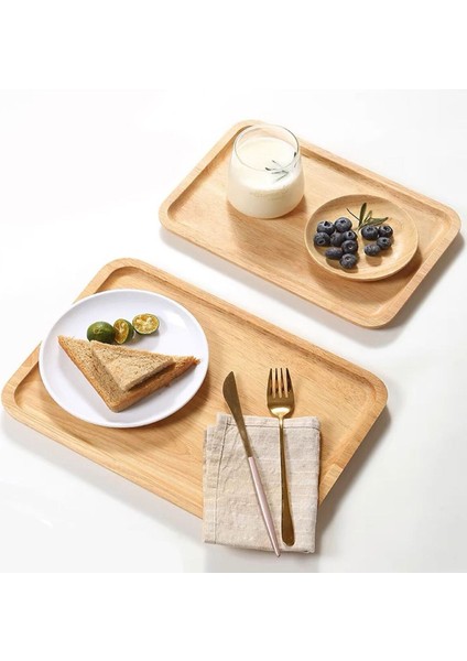 Bambu Dikdörtgen Servis Tabağı Seti, 30X20 Cm, Kahverengi, Şık ve Kullanışlı indirimleri