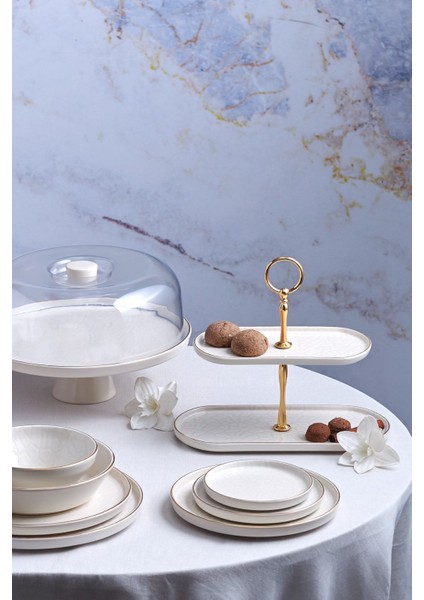 Beyaz 24 cm Geniş Kalın Kase, Şık ve Kullanışlı Mutfak Ürünü