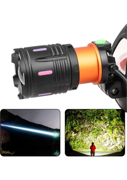 25W 1800 Lümen Profesyonel Şarjlı Kafa Lambası modelleri