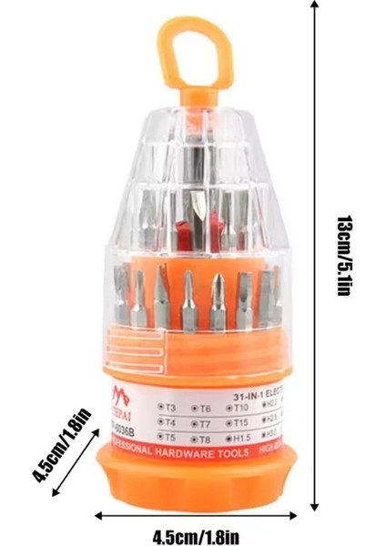 Mıknatıslı Çok Amaçlı 31 Parça Tornavida Seti fiyatları