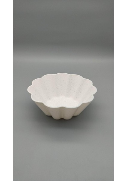 Beyaz Çiçek Desenli Non-Stick Kek Kalıbı 22 cm