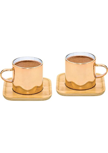 Turuncu 2 Kişilik 4 Parça Borosilikat Fincan Takımı modelleri