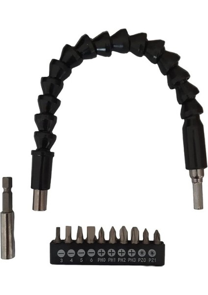Esnek Şaftlı Bükülebilir Vidalama Tornavida Matkap Ucu 30 cm fiyatları
